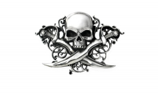 Sterling Silver Finish Western Buckle With Vegan Pebble Leatherette, 15.99, Groupon,