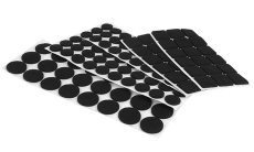 Evelots Self-Stick Heavy-Duty Felt Furniture Pads in Assorted Sizes (120-Piece), 8.99,