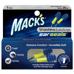 Mack’s Shooters Ear Seals Ear Plugs, 1-Pack, 3.5,