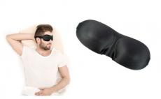 Travel 3D Eye Mask Sleep Soft Padded Shade Cover Relax Sleeping Aid,5.98, Groupon,