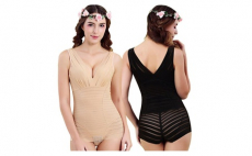Women Hip Lifter Seamless Waist Trainer Fat Burner Shapewear Bodysuit,12.99, Groupon,